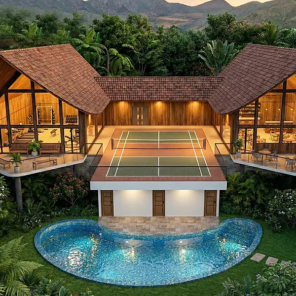 Plunge Pool Villa Courtyard