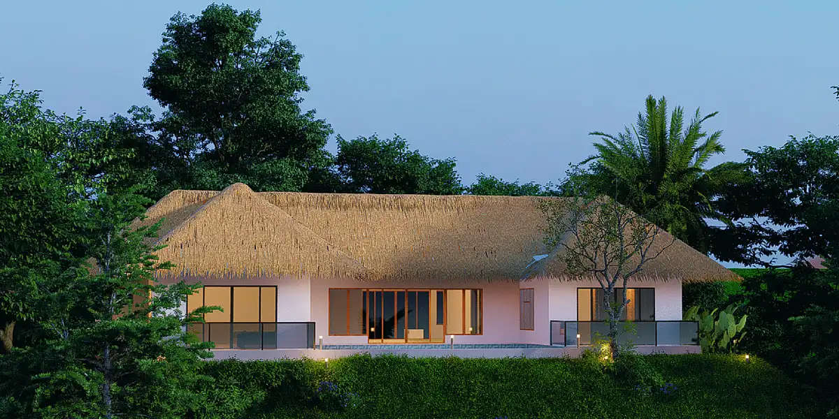 Pool Villa 2 BHK Elevation